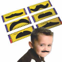 Stick on Moustaches from Windy City Novelties